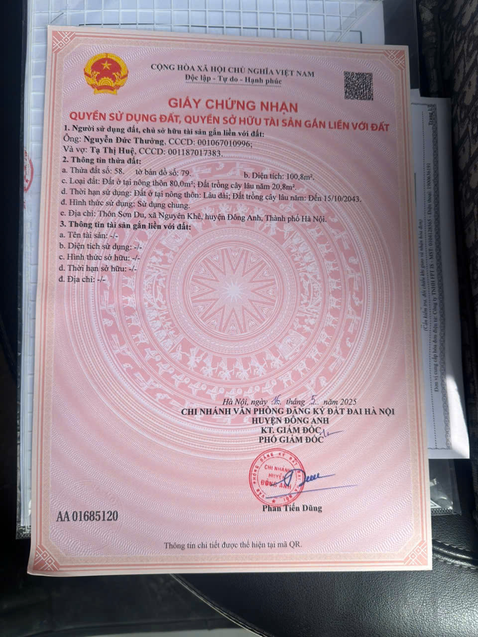 SỞ HỮU NGAY LÔ ĐẤT ĐẸP - GIÁ TỐT - Vị Trí Đắc Địa Tại Sơn Du, Nguyên Khê, Đông Anh, TPHN - Ảnh 4