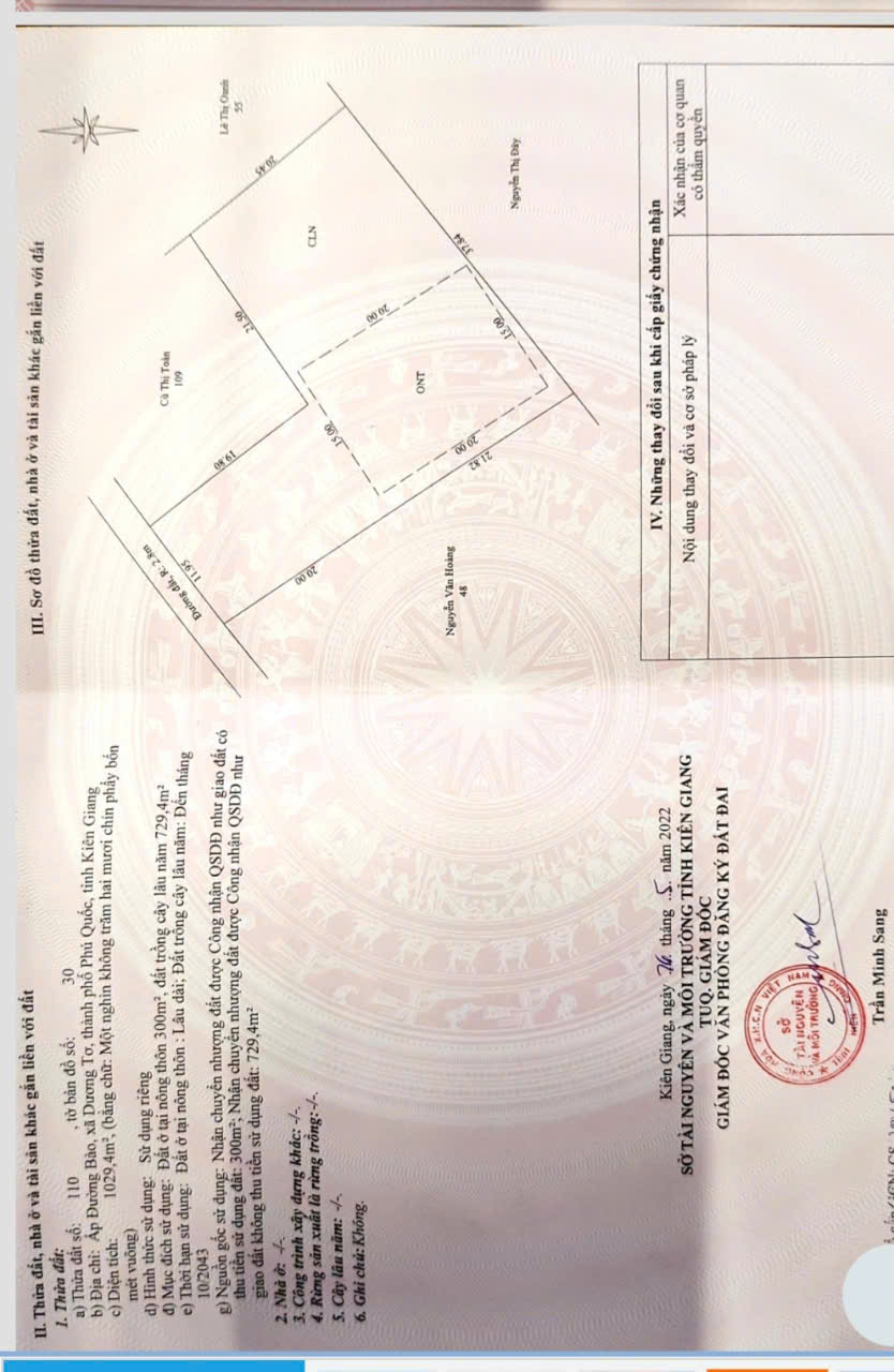 Bán Khu đất thổ cư chính chủ, pháp lý ổn đinh hơn 1.000m2 - Ảnh chính