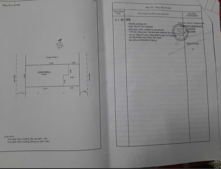 CHÍNH CHỦ CẦN BÁN NHANH NHÀ 2 MẶT TIỀN THOẠI NGỌC HẦU, PHÚ THẠNH TÂN PHÚ, TP. HỒ CHÍ MINH - Ảnh 3