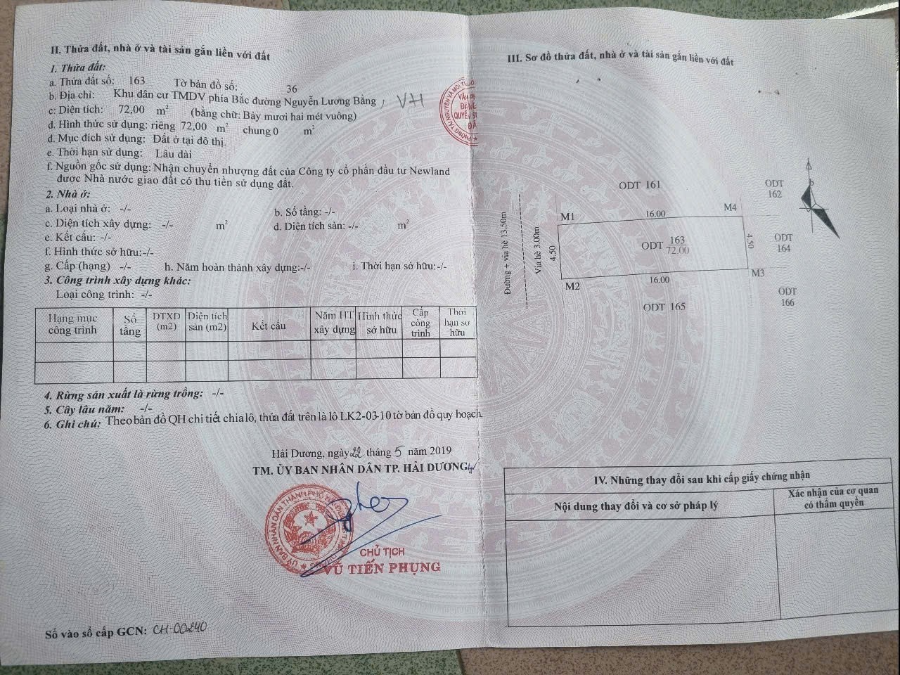 Chính Chủ Cần Bán 2 Lô Đất Khu Đô Thị Vị Trí Đẹp - Giá Tốt Tại Thành Phố Hải Dương. - Ảnh chính