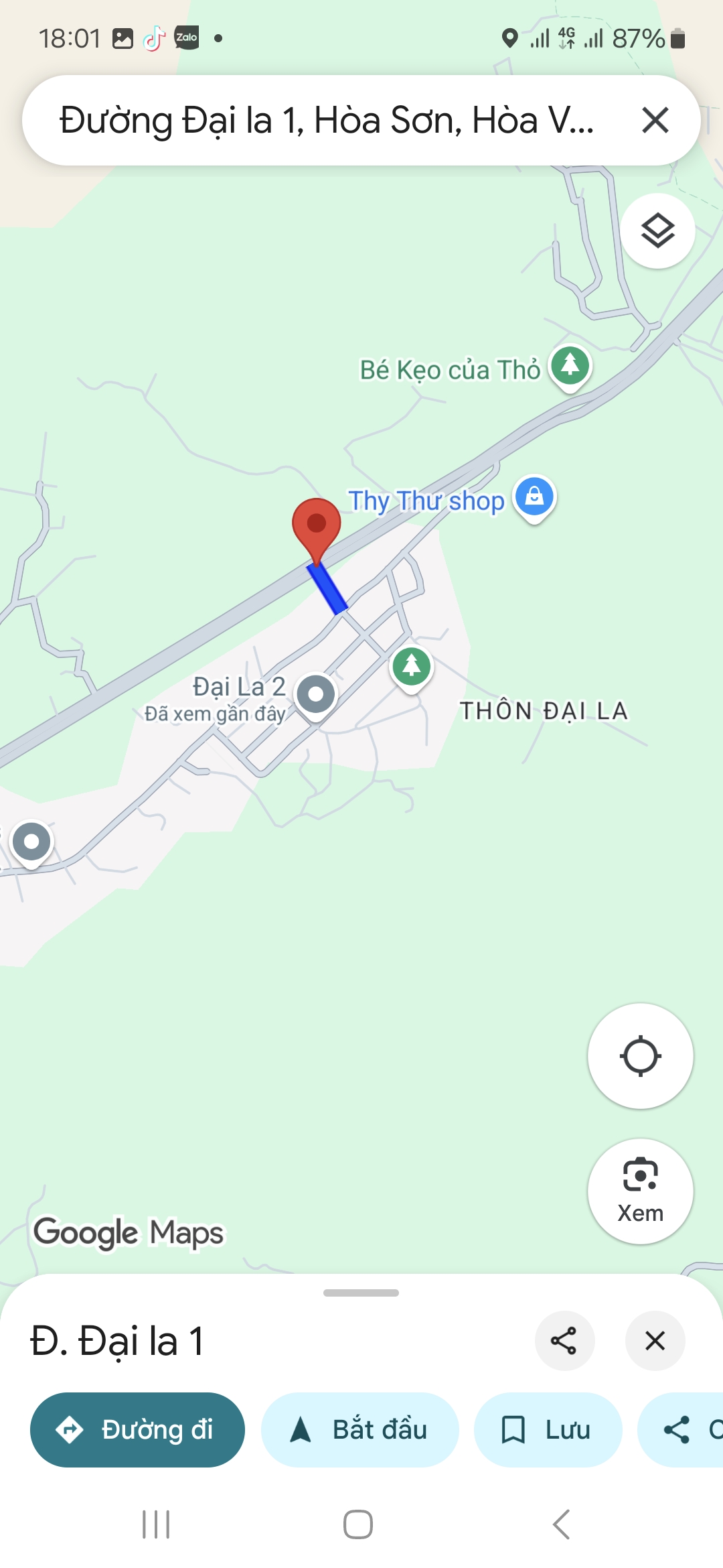 🏡 ĐẠI LA – 107m² – ĐẤT MẶT TIỀN – 2.35 TỶ TL 📐 Kích thước: 5m × 21m – Sổ vuông, sạch đẹp 🚗 Đường 5.5m, vỉa hè 3m – Gần Hoàng Văn Thái 🏘️ Khu dân cư đông đúc, an ninh tốt 📍 Vị trí  - Ảnh chính