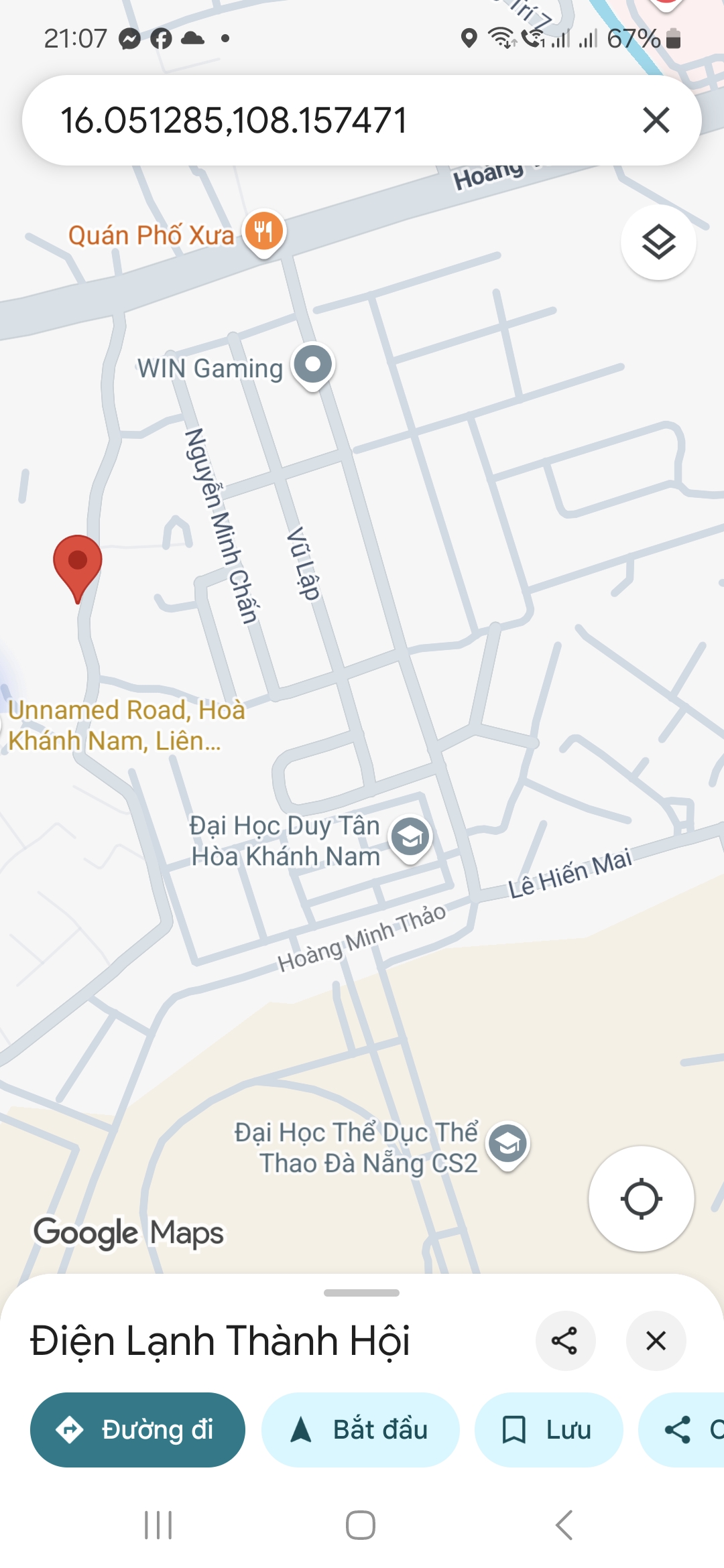 🏡 ĐẤT ĐẸP GẦN ĐH DUY TÂN – HOÀNG VĂN THÁI – GIÁ CỰC TỐT 📏 83m² – Ngang 4.3m – Dài 19m – Nở hậu nhẹ – Sổ vuông sạch 🚗 Kiệt ô tô tránh – Cách Hoàng Minh Thảo chỉ 30m – Gần Đại học Duy - Ảnh chính