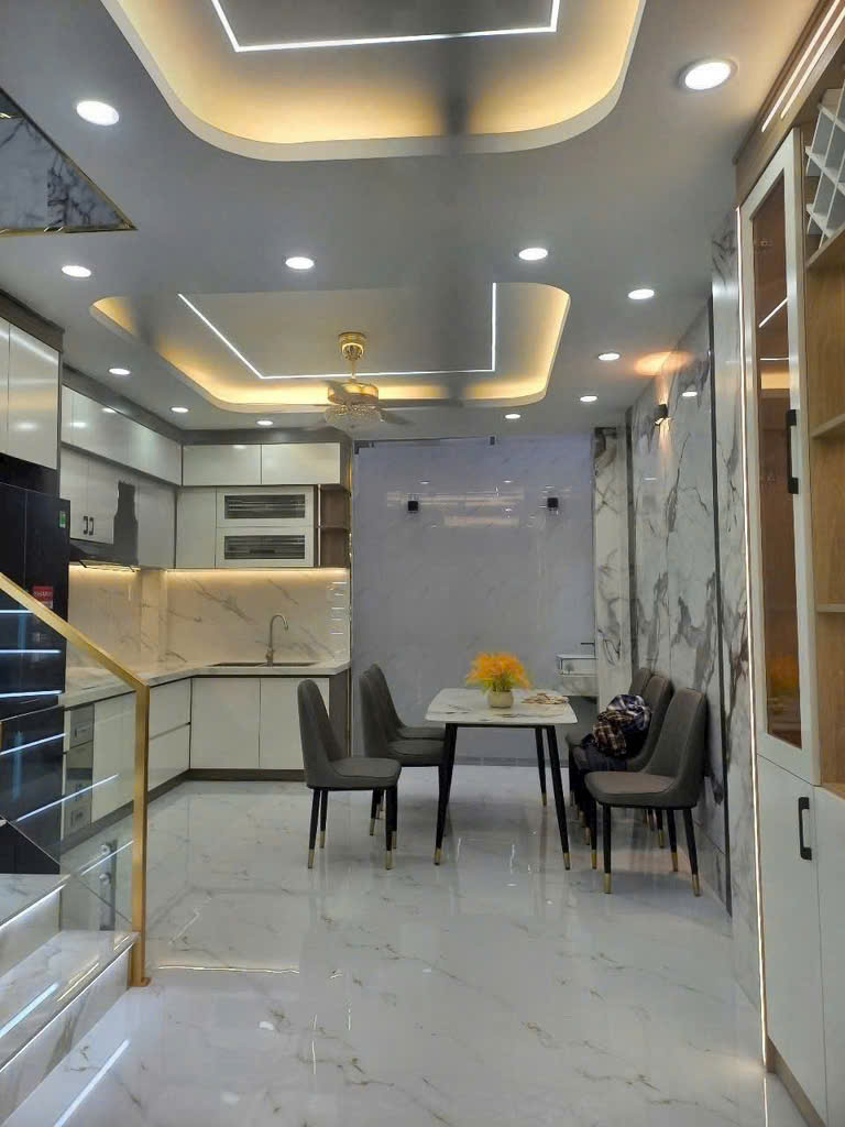 BÁN NHÀ MỚI 100% TÂN CHÁNH HIỆP 5 LẦU 4PN CHỖ ĐỂ XE HOI NHỈNH 6 TỶ - Ảnh 3