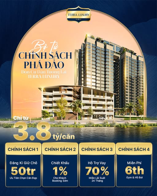 Chỉ 550  triệu sở hữu căn hộ chuẩn Home Tera Luxury Nam SG - Ảnh chính