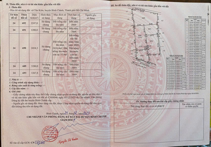 CC CẦN BÁN NHANH ĐẤT TẠI HƯNG NHƠN, BÌNH CHÁNH, TP. HỒ CHÍ MINH - Ảnh 2