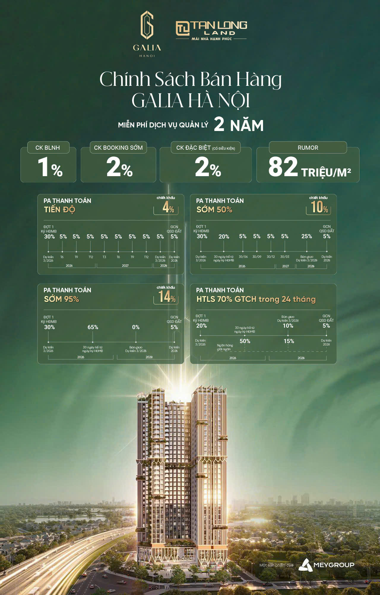 Mở bán căn 1PN đến 3PN dự án Galia Hà Nội Yên Sở - Ảnh chính