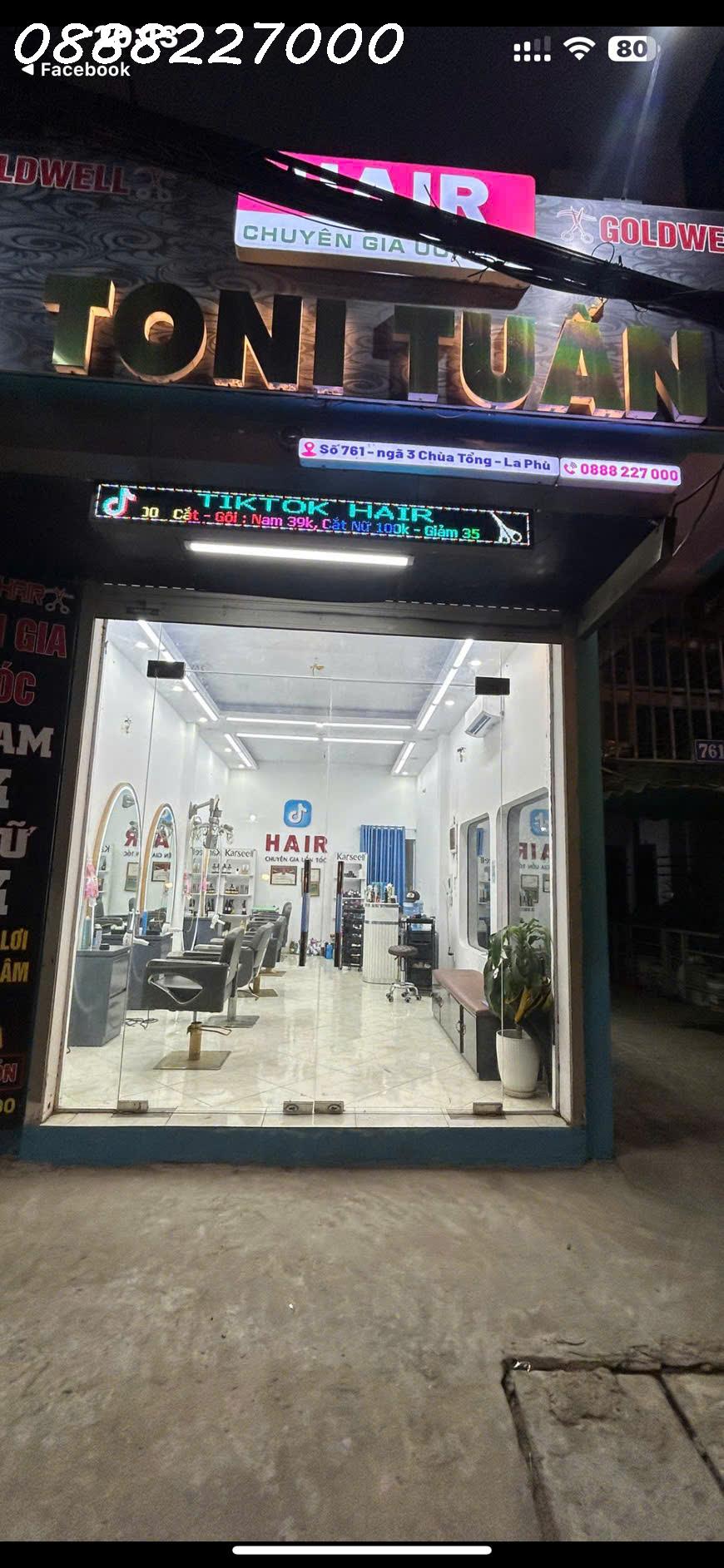 CHÍNH CHỦ CẦN NHƯỢNG SALON TÓC TẠI HOÀI ĐỨC, HÀ NỘI - Địa chỉ: Số 761 Đường Chùa Tổng, La Phù, An - Ảnh chính