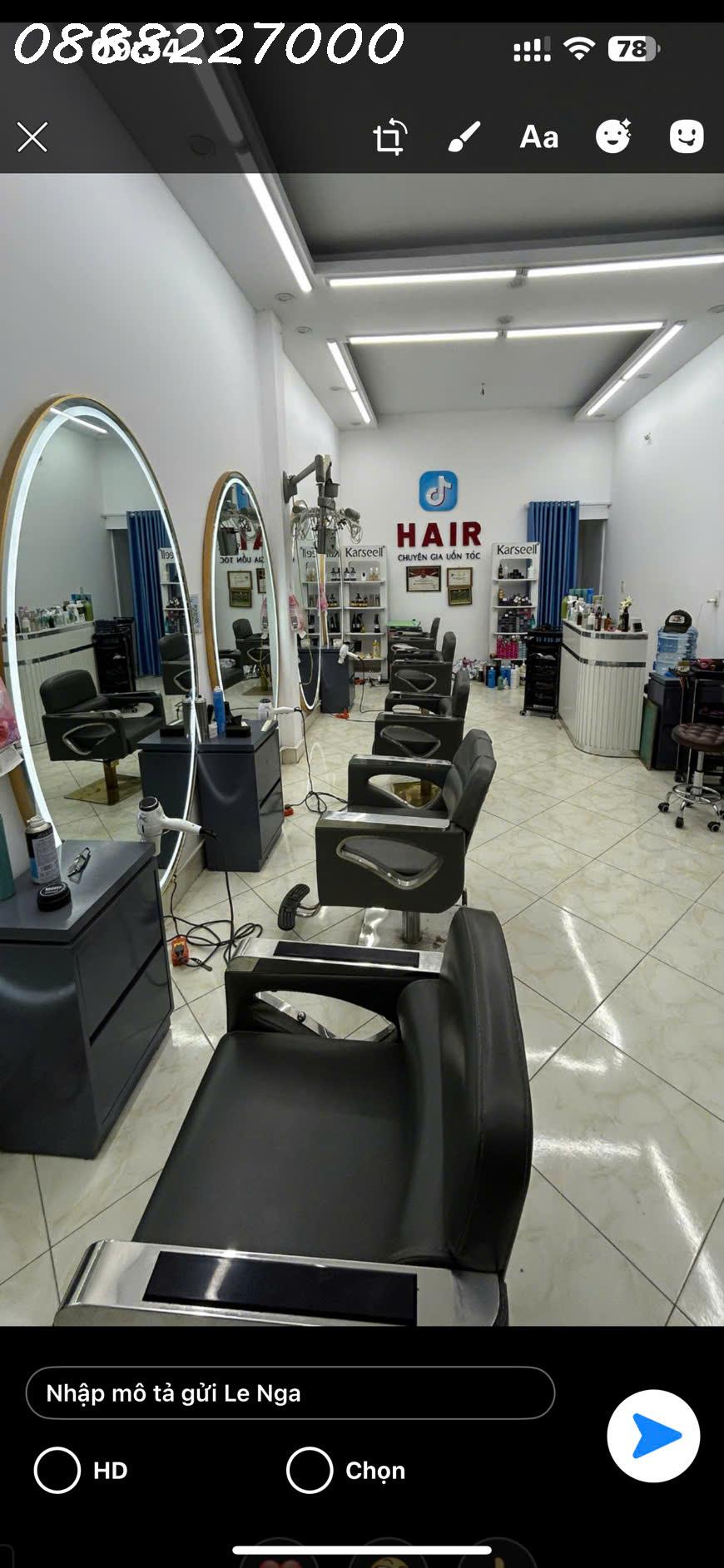 CHÍNH CHỦ CẦN NHƯỢNG SALON TÓC TẠI HOÀI ĐỨC, HÀ NỘI - Địa chỉ: Số 761 Đường Chùa Tổng, La Phù, An - Ảnh 2