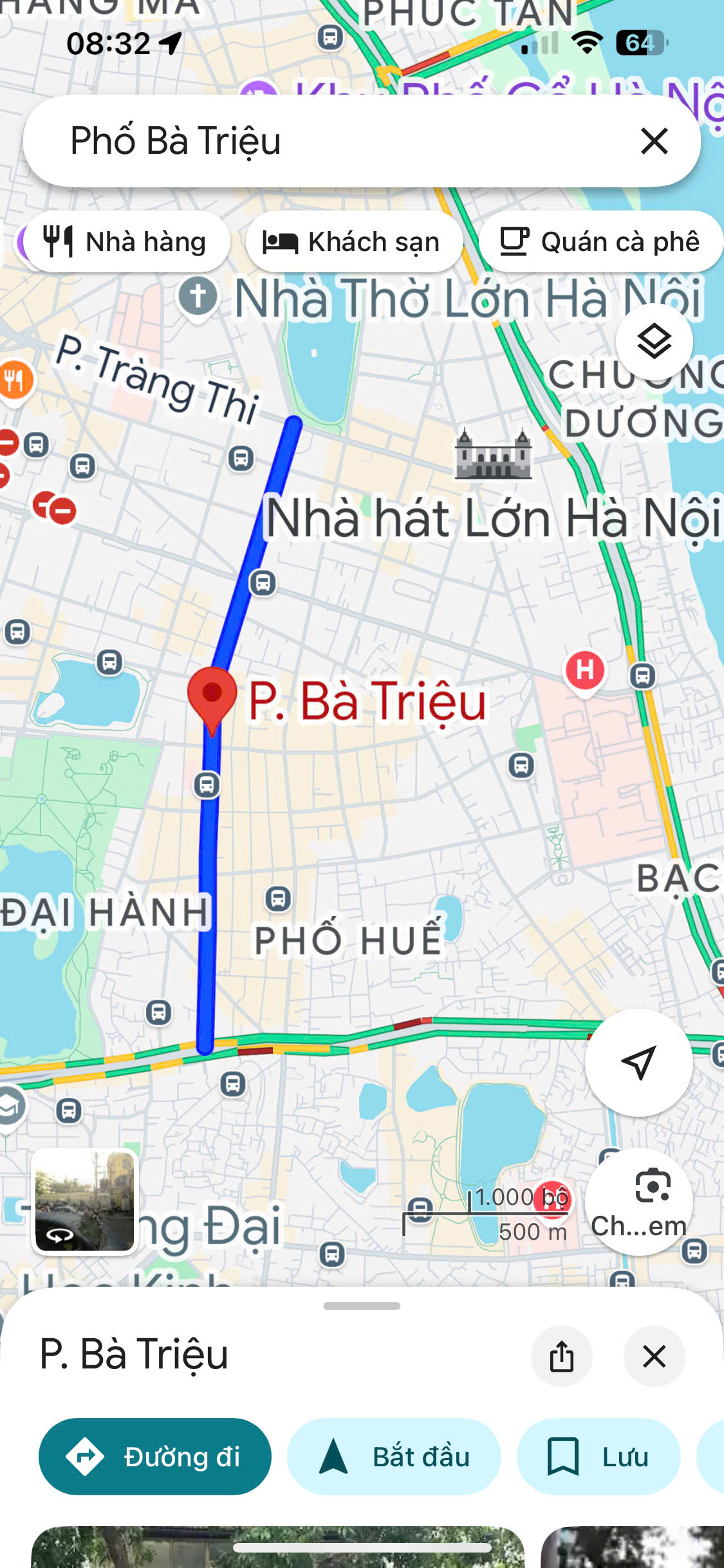 Building mặt phố Bà Triệu, DT rộng, MT lớn, giá đầu tư - Ảnh chính
