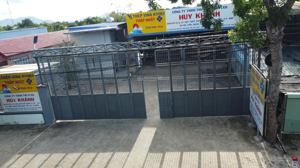 Bán nhà xưởng 1200m² thổ cư mặt tiền QL56 Suối Nghệ, gần KCN Sonadezi, giá 12 tỷ TL - Ảnh chính