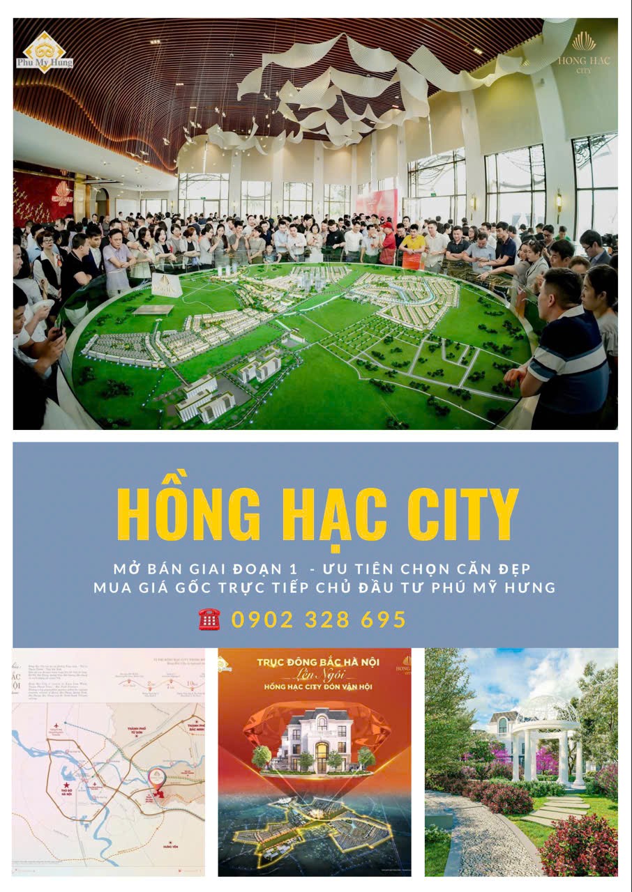 GIỎ HÀNG NHÀ PHỐ - BIỆT THỰ HỒNG HẠC THUẬN THÀNH BẮC NINH 2025 - Ảnh chính