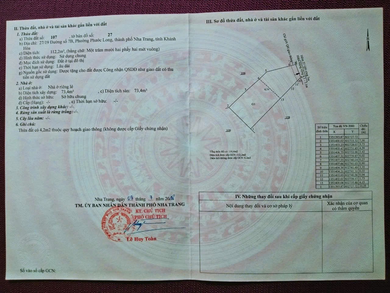 BÁN ĐẤT TẶNG  NHÀ  TẠI  phường Phước Long, thành phố Nha Trang, tỉnh Khánh Hòa - Ảnh chính