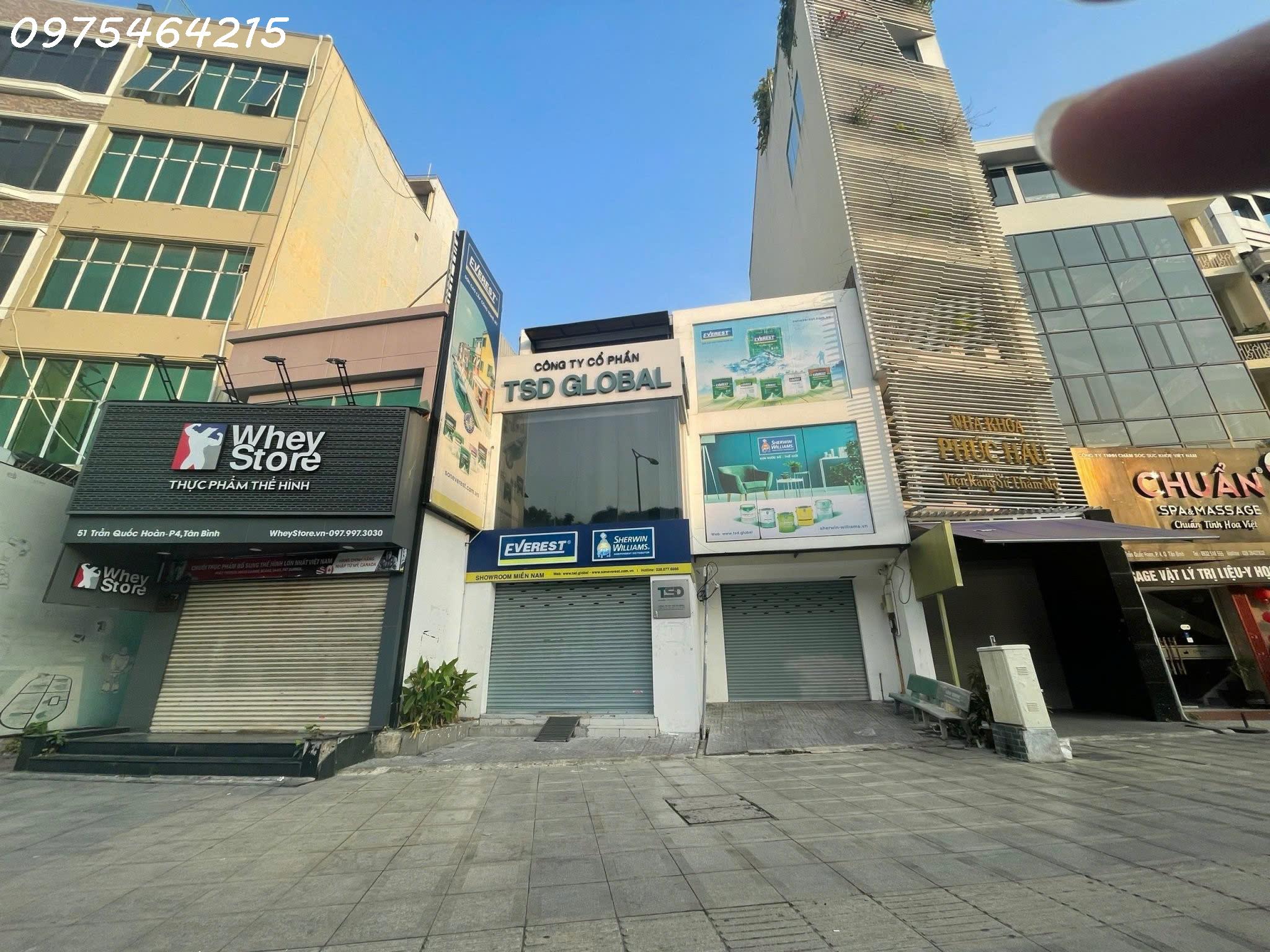BÁN NHÀ MẶT TIỀN  TRẦN QUỐC HOÀN – P.4, TÂN BÌNH - Ảnh 1