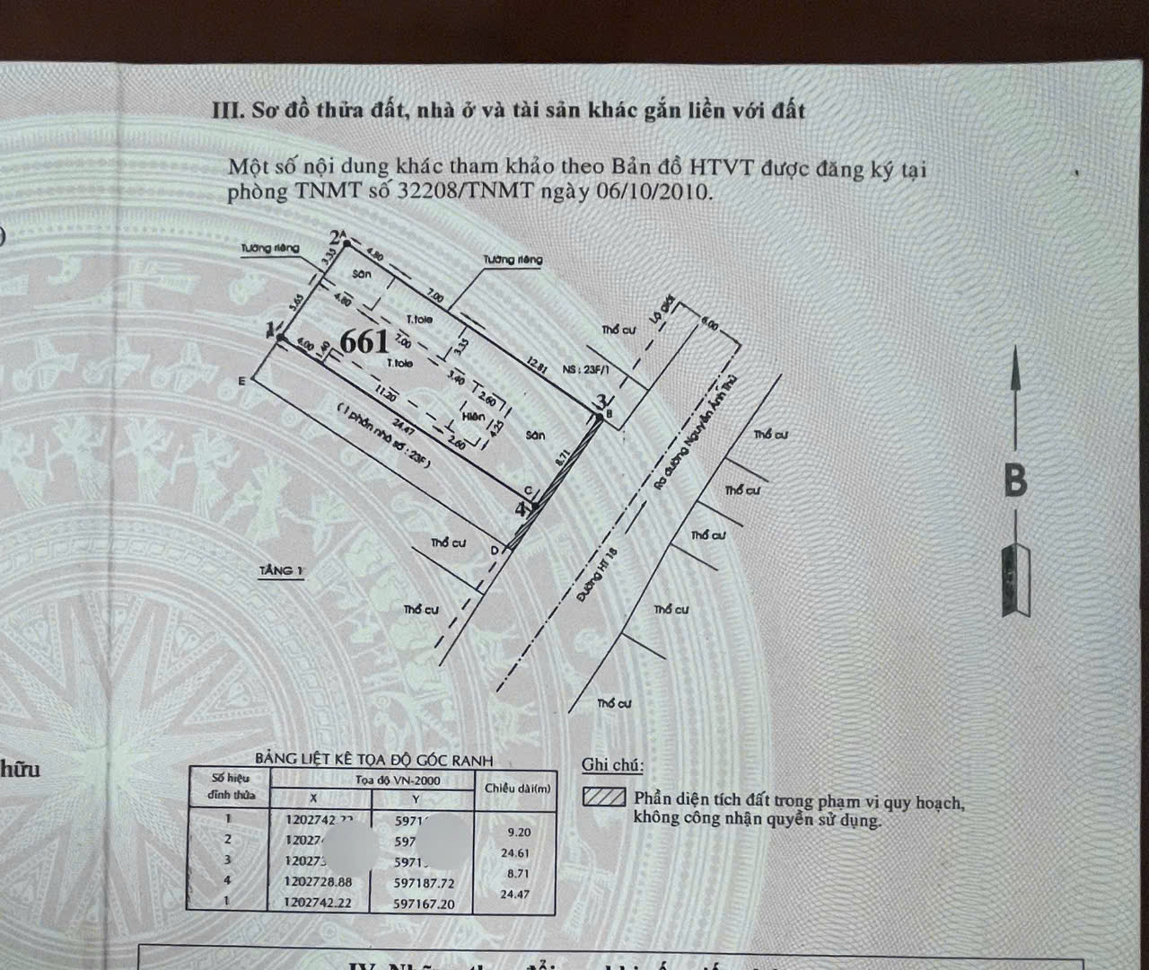 BÁN NHÀ (9x25) MT NGUYỄN THỊ THƠI (HT18 CŨ) – HIỆP THÀNH, Q.12 GIÁ 14,9 TỶ - Ảnh 3