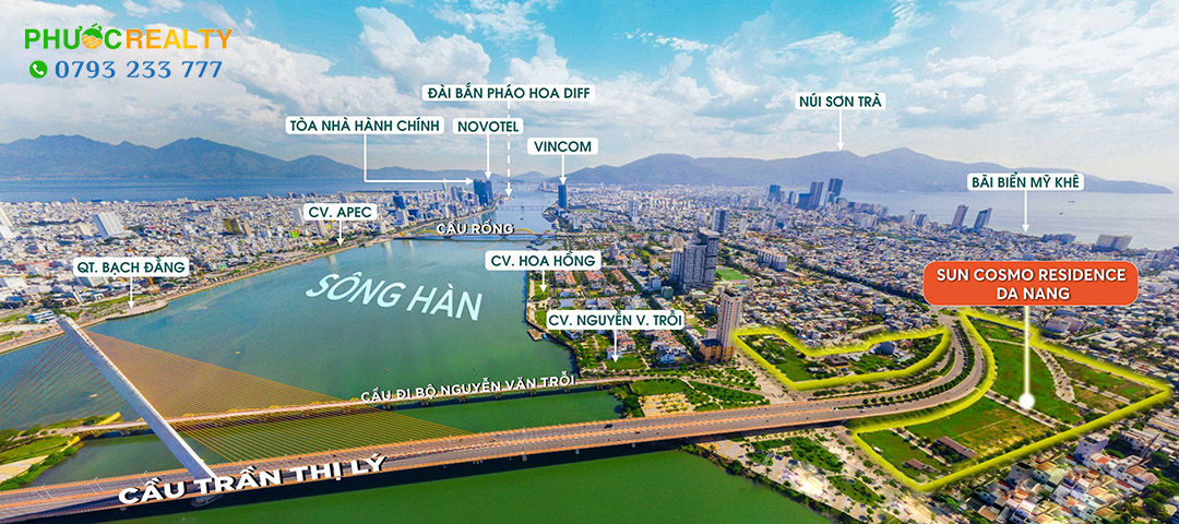 Nhận ký gửi căn hộ Panoma 1 và chung cư Panoma 2 thuộc dự án Sun Cosmo Residence Đà Nẵng - Ảnh chính