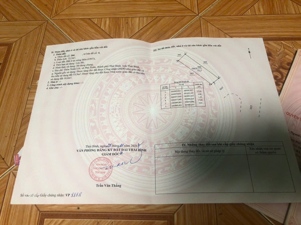 ĐẤT ĐẸP - GIÁ TỐT - Chính Chủ Bán 2 Lô Đất Vị Trí Đắc Địa Tại Xã Phú Xuân, TP Thái Bình - Ảnh chính