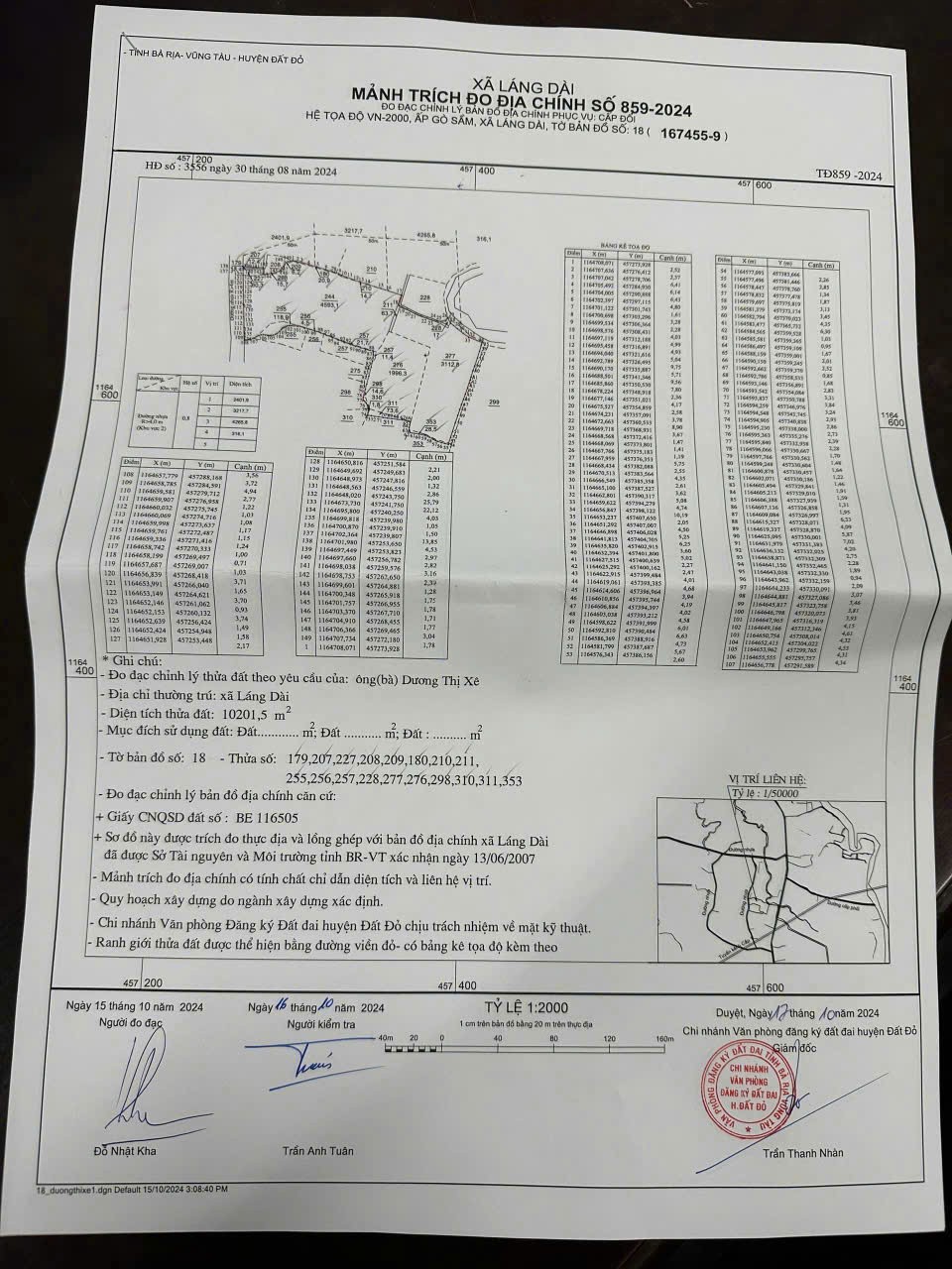 CHÍNH CHỦ - CẦN BÁN ĐẤT LỚN GẦN BIỂN, KHU CÔNG NGHIỆP Xã Láng Dài, Huyện Long Đất, Bà Rịa - Vũng - Ảnh 2