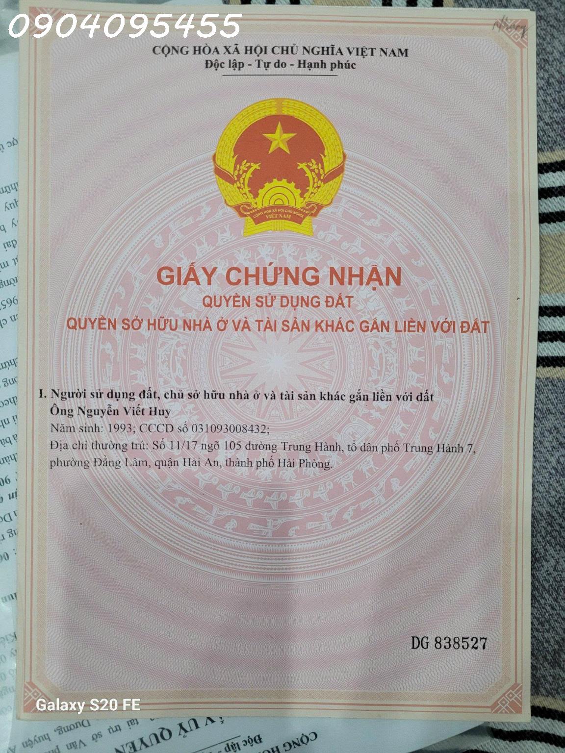 Chính chủ cần bán 67,2m2 đất tại xã Hồng Phong, Huyện An Dương, HP, giá 2,1 tỷ. - Ảnh 2