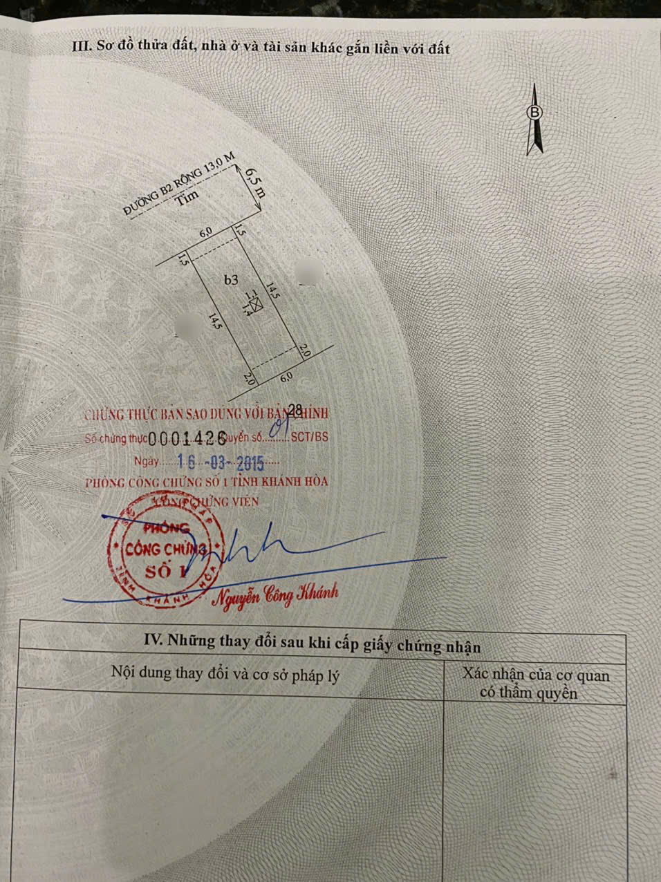 Bán căn nhà 3 tầng đường B2 khu đô thị Vĩnh Điềm Trung, Nha Trang  - Dt đất: 108 m2 ngang 6 mét. - Ảnh 4
