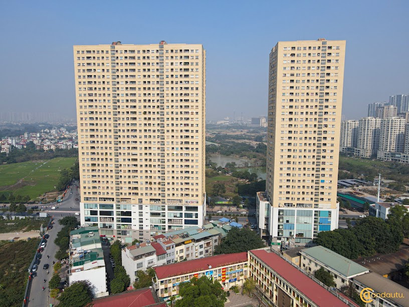 (Tin thật 100%) CH lô góc 81,3m2 x 2PN có slot ô tô tại C14 - Bộ Công An - Ban công Đông Nam - Ảnh 4