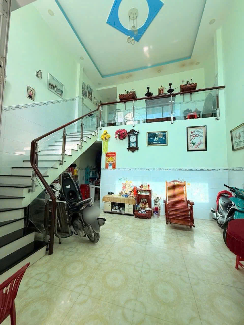 Bán Nhà 1 Trệt 1 Lửng Mặt Tiền Đường Bê Tông Tại Ấp 3, xã Tân Bửu, Bến Lức, Long An - Ảnh 1
