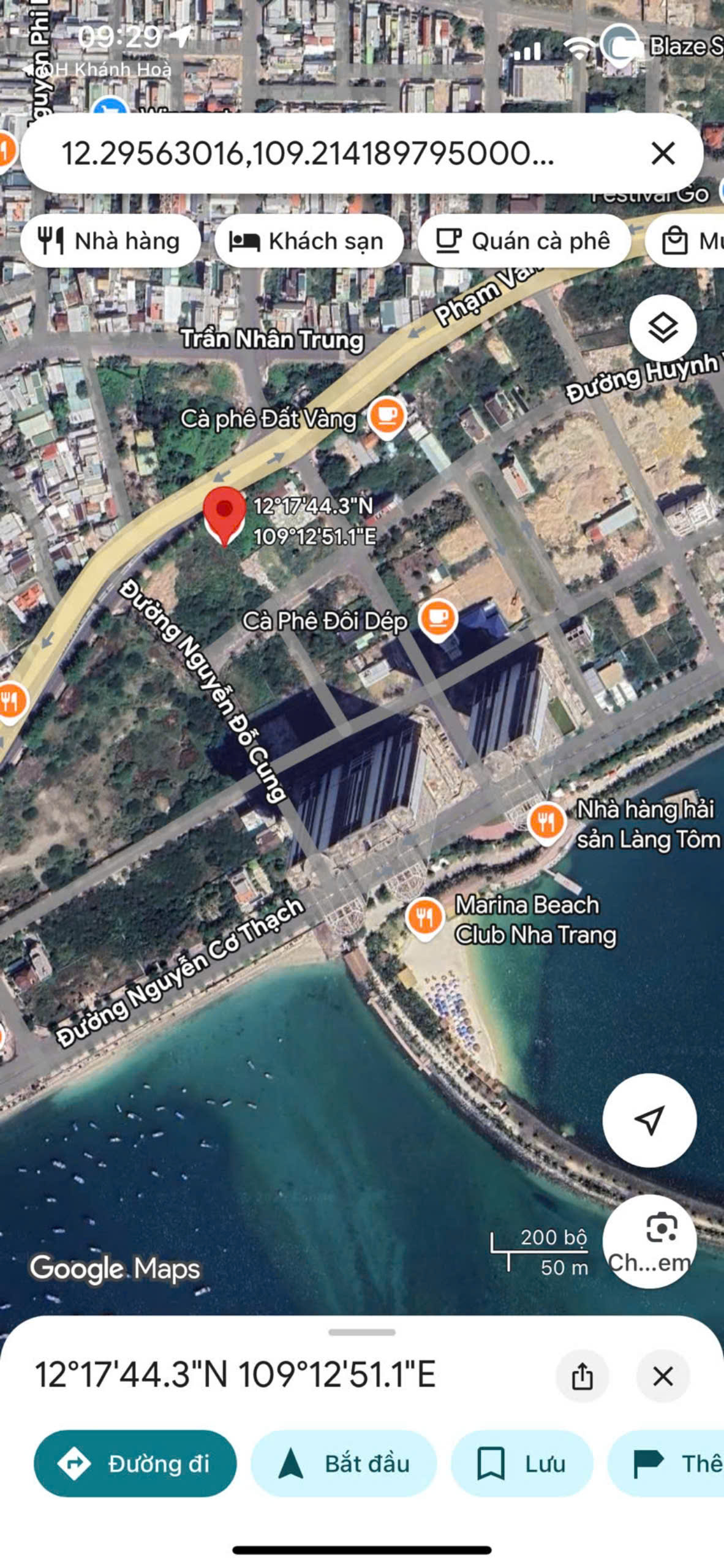 Bán lô đất mặt tiền Phạm Văn Đồng, Vĩnh Hòa. DT : 300m2 giá bán 68tr/m2 - Ảnh 2