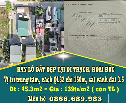 BÁN LÔ ĐẤT ĐẸP CÓ 1-0-2 TẠI HOÀI ĐỨC - MUA LÀ THẮNG - Ảnh chính