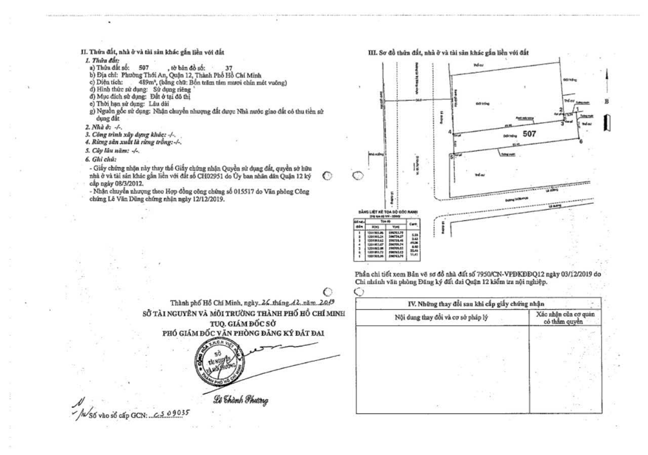 SIÊU PHẨM 489m2 ĐẤT MTKD ĐỈNH CAO LÊ THỊ RIÊNG, KẾ BÊN UBND QUẬN 12 - Ảnh chính