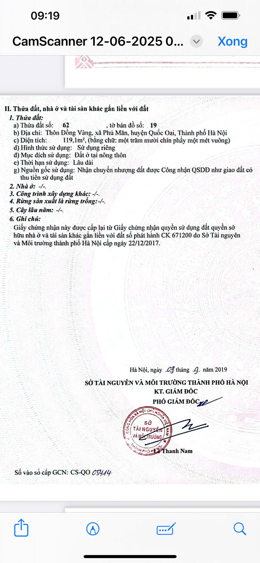 Chính Chủ bán mảnh đất 120m2 full thổ cư, Đồng Vàng, Phú Mãn, Quốc Oai, Hà Nội - Ảnh 3