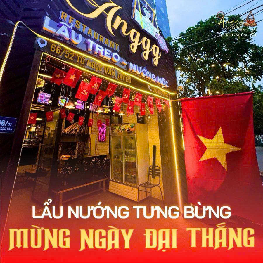 SANG NHƯỢNG NHÀ HÀNG ANGGG RESTAURANT - VIEW ĐẮC ĐỊA HỒ TÂY - Ảnh chính