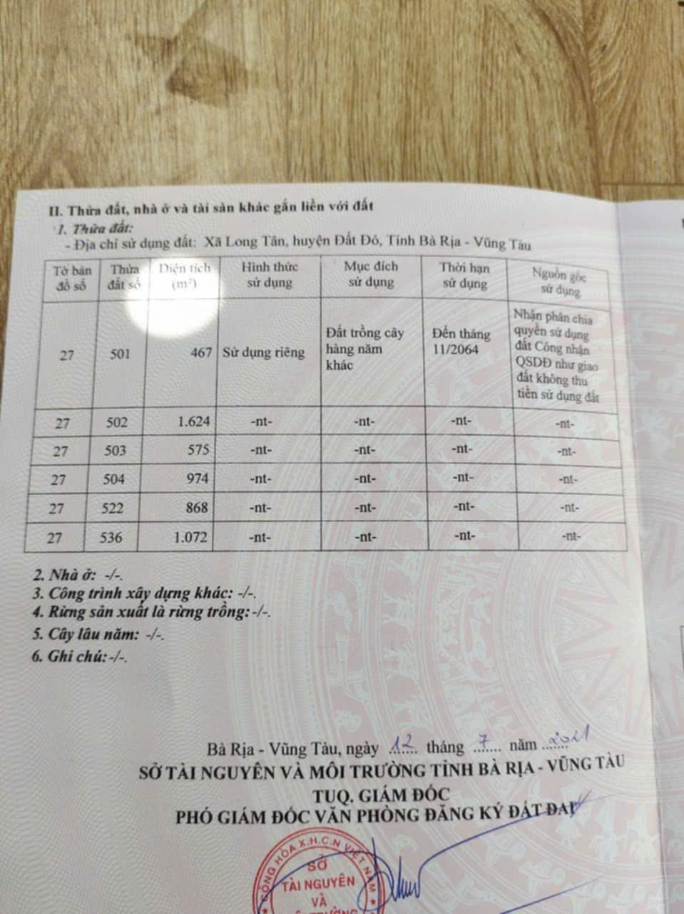 5.5 xào đất ruộng Long Tân, giáp Long Phước gần cầu Khánh Vân - Ảnh 3