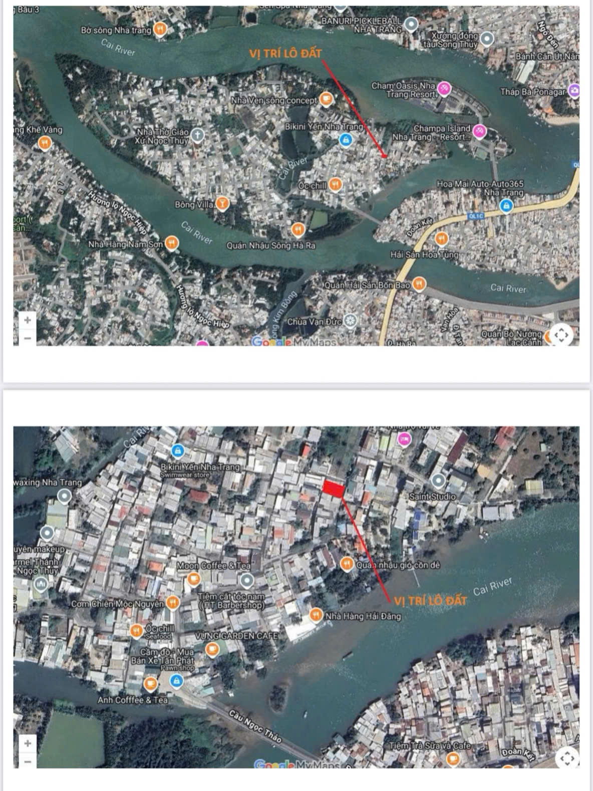 Bán đất Nha Trang giá rẻ - <br>Bán đất 2 mặt tiền hẻm Cồn Ngọc Thảo ( Cồn Dê) phường Ngọc Hiệp TP Nha - Ảnh 2