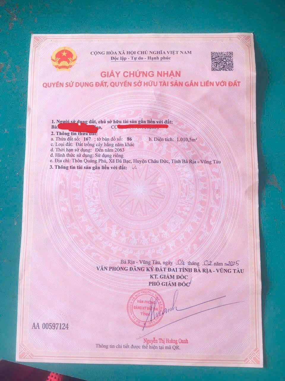 Chủ bán 1000mv cln đất đá bạc , gần ngã ba cô đơn - Ảnh 3
