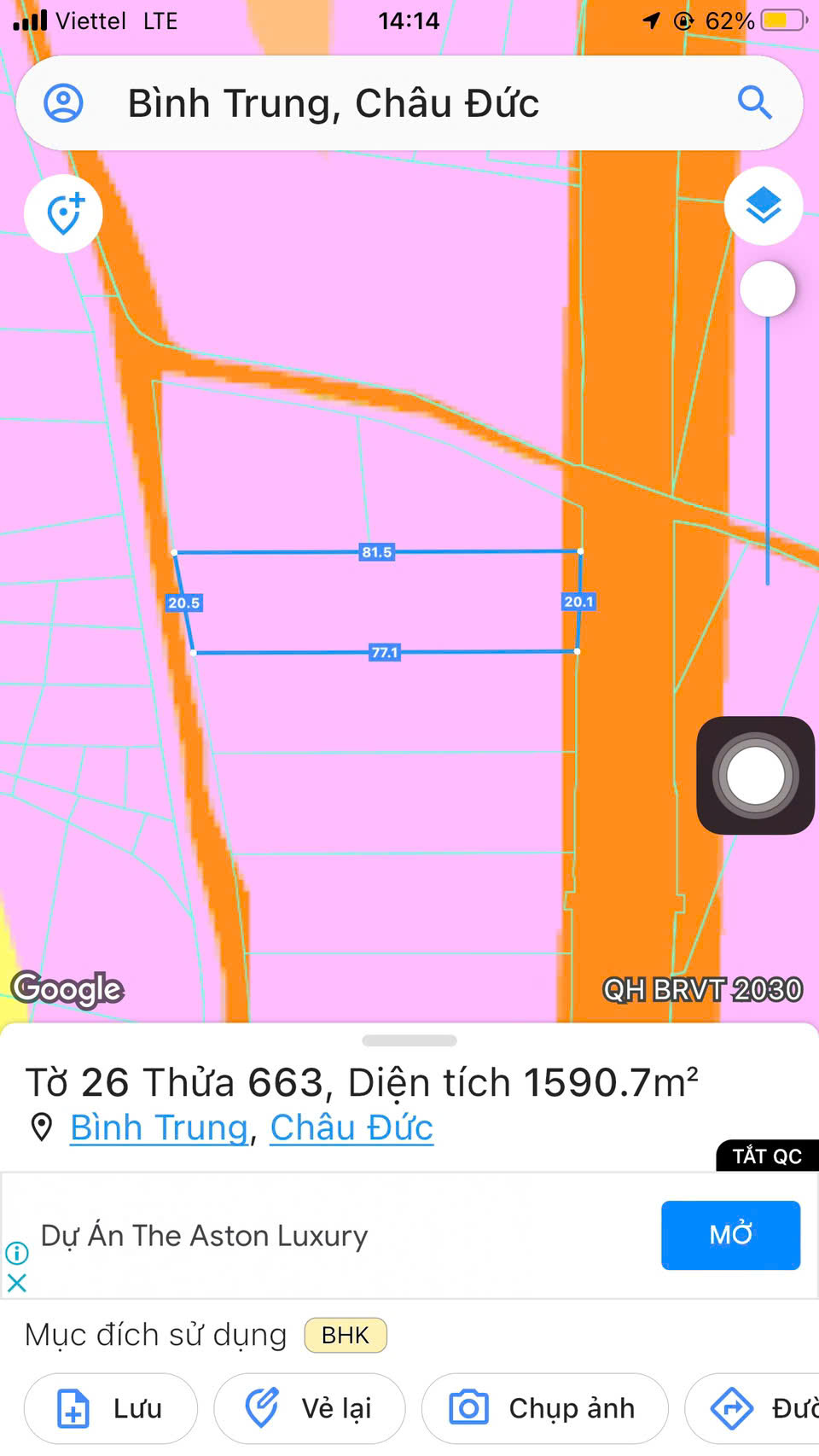 Chủ bán 1500mv phủ hồng chưa thổ cư mt tỉnh lộ 765 bình trung - Ảnh chính