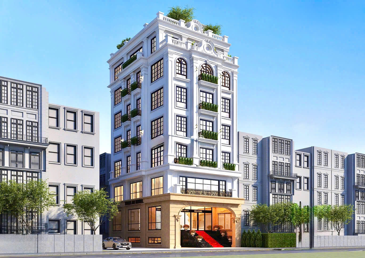 BÁN TÒA APARTMENT MẶT PHỐ DỊCH VỌNG HẬU - 330M² x 10 TẦNG - MT 10M - DÒNG TIỀN 300TR/TH - Ảnh chính