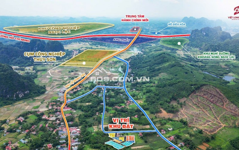 BÁN ĐẤT NỀN LONG PHÁT THUÝ SƠN - SẴN SỔ ĐỎ - SANG TÊN NGAY - GIÁ CHI 99TR/LO - Ảnh 1