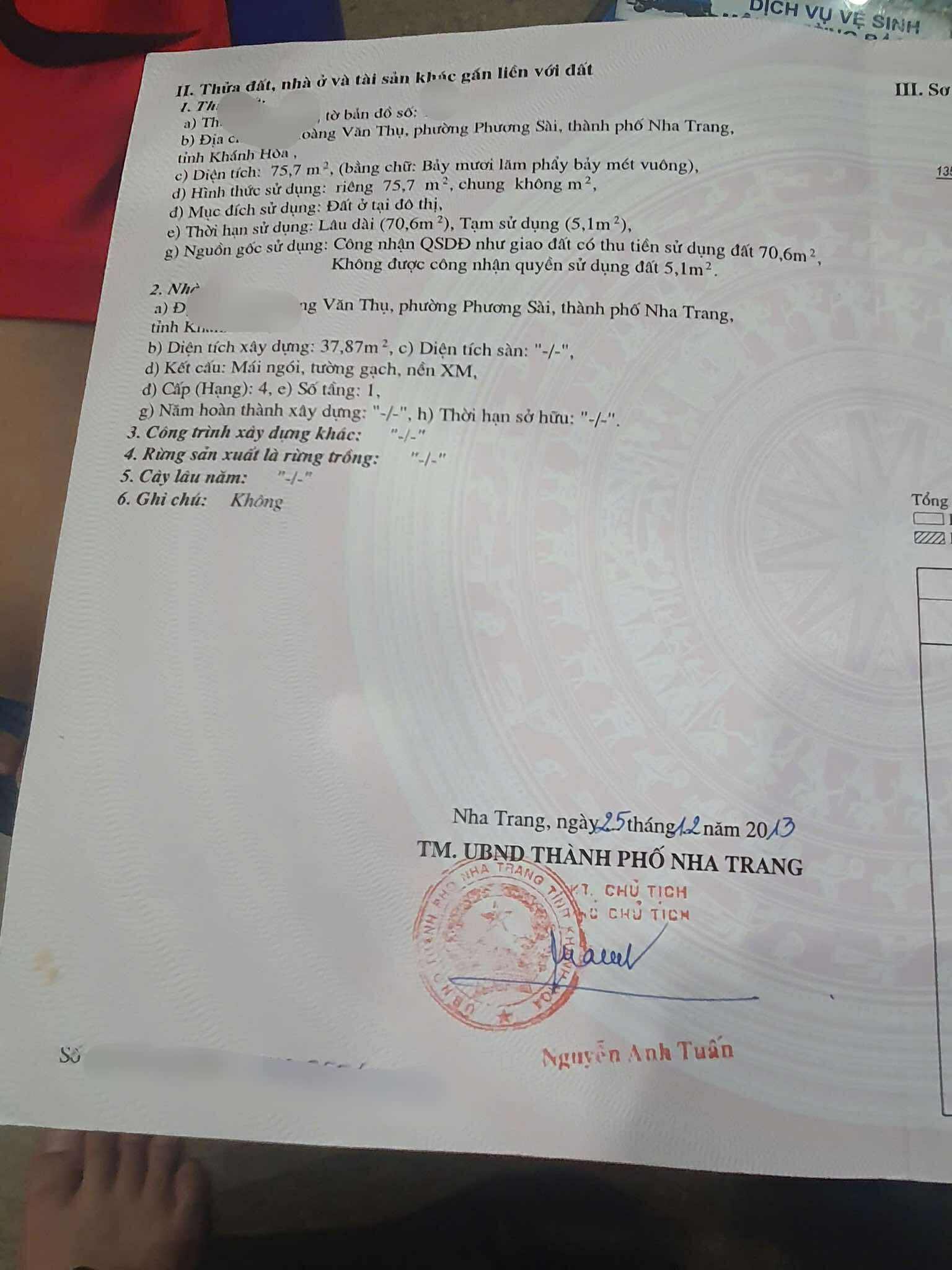 HÀNG HOT BÁN NHÀ TTTP 2 TẦNG MẶT TIỀN HOÀNG VĂN THỤ ĐOẠN HAI CHIỀU PHƯƠNG SÀI - Ảnh 2
