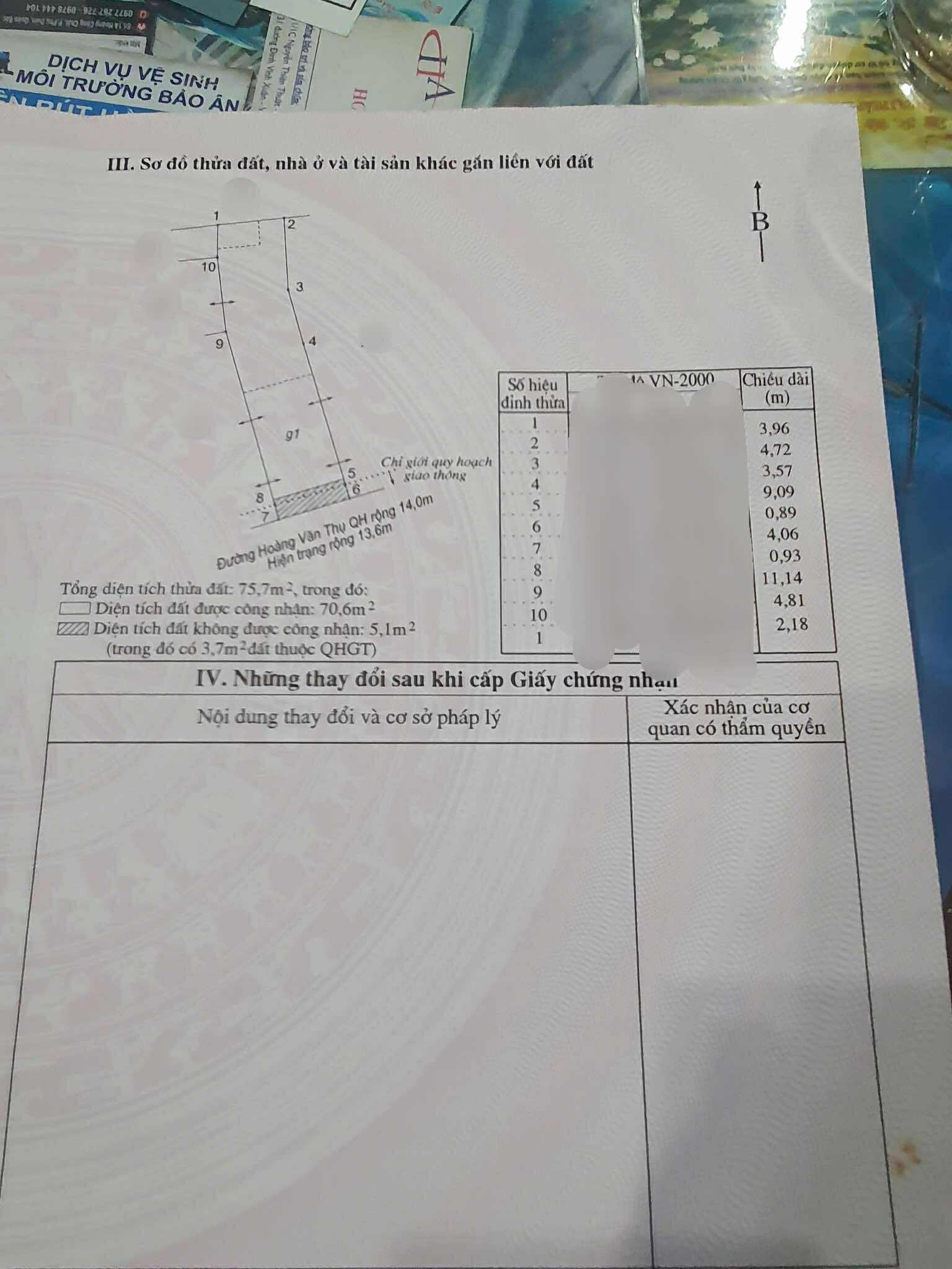 HÀNG HOT BÁN NHÀ TTTP 2 TẦNG MẶT TIỀN HOÀNG VĂN THỤ ĐOẠN HAI CHIỀU PHƯƠNG SÀI - Ảnh 3