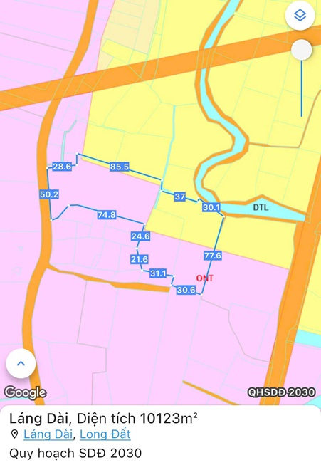 CHÍNH CHỦ BÁN ĐẤT LỚN GẦN BIỂN, KHU CÔNG NGHIỆP Xã Láng Dài, Huyện Long Đất, Bà Rịa - Vũng Tàu. - Ảnh 2