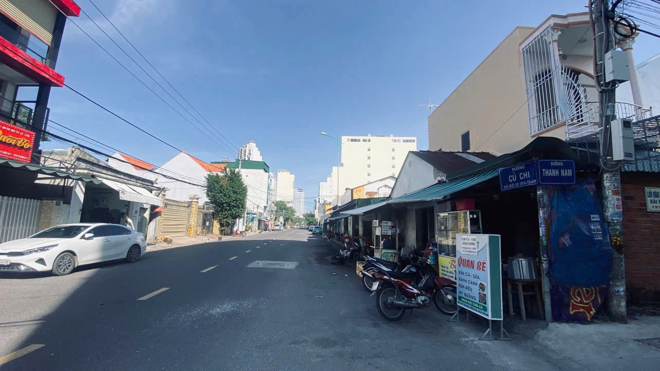Bán đất có nhà cấp 4 cũ Vĩnh Hải gần Hòn Chồng Nha Trang <br>Mặt tiền đường Thanh Nam - Dt 125m2 - Ảnh chính