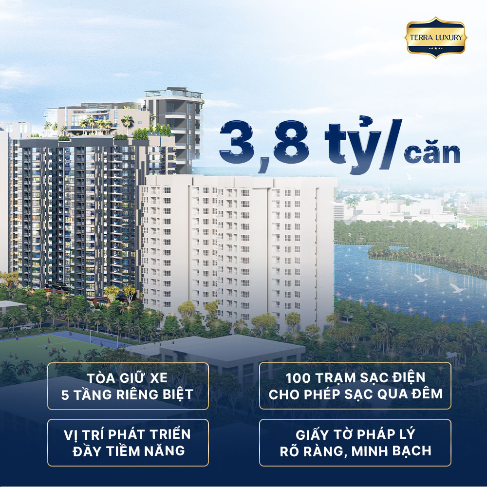 Đầu tư an toàn - Vốn ít - Sinh lời tốt tại căn hộ cao cấp Terra Luxury - Ảnh chính