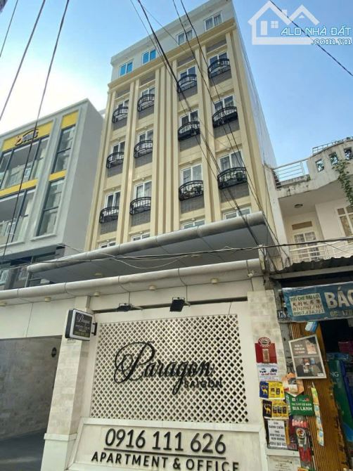 Bán Tòa Nhà CHDV Cao Cấp Ngay Pearl Plaza Bình Thạnh -HĐT: 200 triệu - Hầm 6Tầng - 40Tỷ TL - Ảnh chính