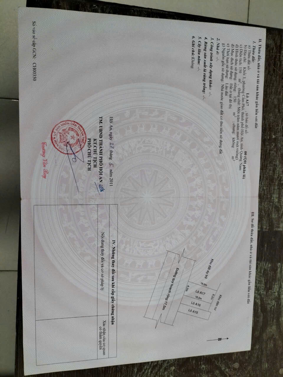 Chính chủ bán đất 2 mặt tiền đường Đào Duy Từ - Cẩm Phô - thành phố Hội An , thuận tiện kinh doanh - Ảnh 2