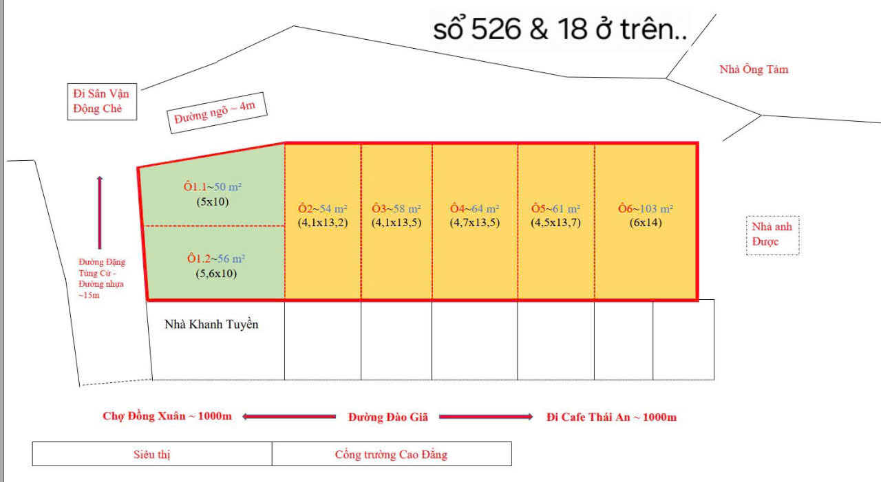 CHÍNH CHỦ CẦN BÁN ĐẤT ĐÃ PHÂN LÔ TỪ BIỆT THỰ – VỊ TRÍ KIM CƯƠNG TẠI TRUNG TÂM THỊ TRẤN THANH BA, - Ảnh 1