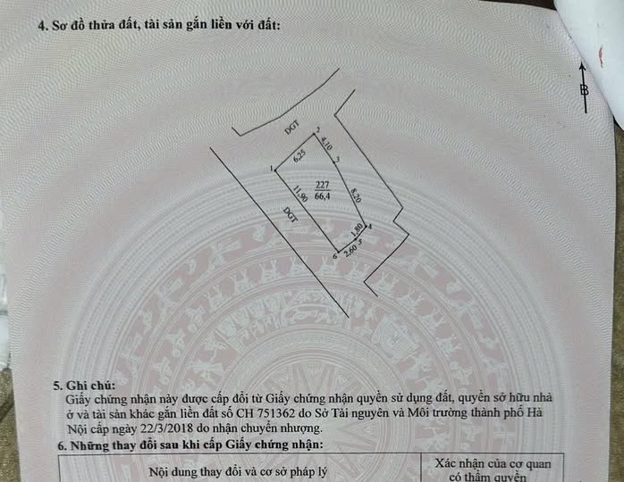 💥 BÁN ĐẤT SIÊU ĐẸP 66,4M² TẠI SONG PHƯỢNG – ĐAN PHƯỢNG – HÀ NỘI 💥 - Ảnh chính