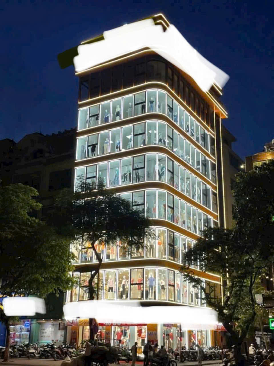HOA HẬU mặt phố, Q. Hoàng Mai 119m2, 9 tầng thang máy, dòng tiền hàng tháng 165 triệu - Ảnh chính