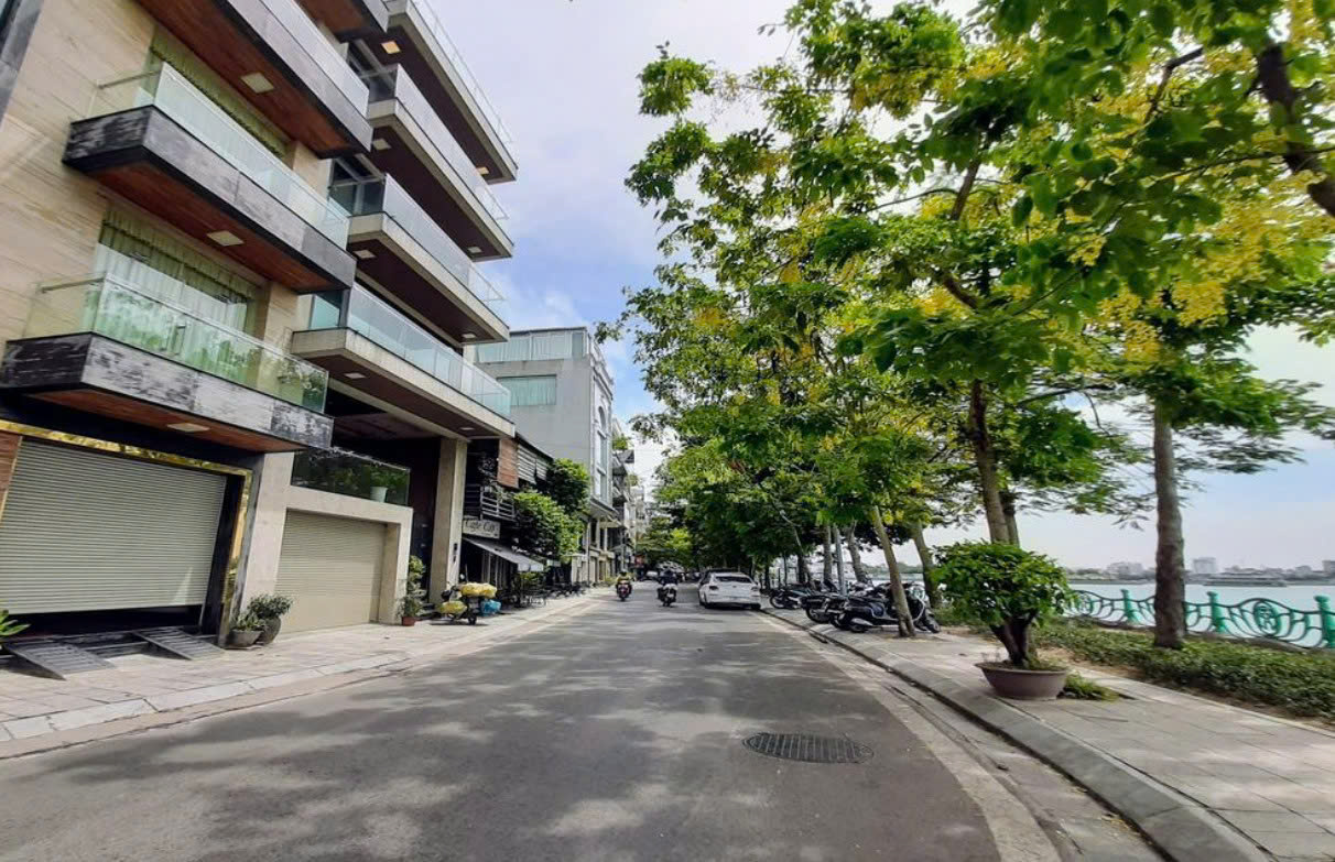 BÁN NHÀ MẶT PHỐ TRÍCH SÀI, TÂY HỒ - LÔ GÓC 64M - MT 6M - THANG MÁY - VIEW HỒ TÂY - 64 TỶ - Ảnh chính