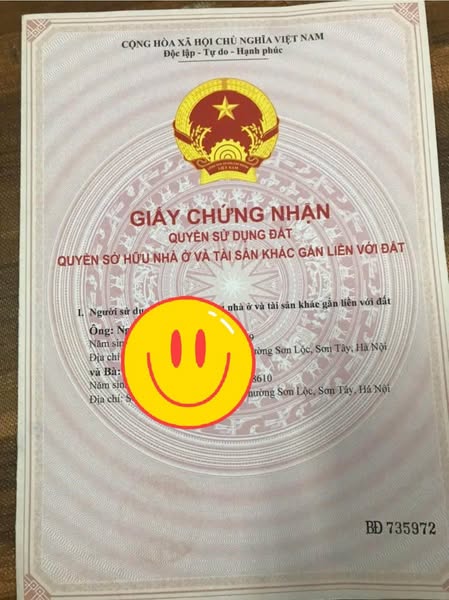 CẦN BÁN 40M GẦN TRƯỜNG HỌC QUÂN Y, SƠN LỘC, SƠN TÂY, HÀ NỘI - Ảnh 1