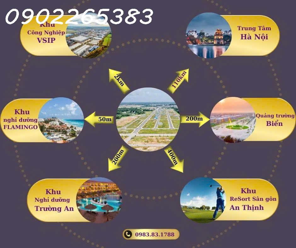 Chính chủ bán 92m2 đất tại Quất Lâm Giao Phong sát biển ô tô tránh - Ảnh chính
