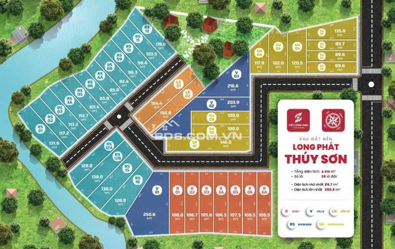 BÁN ĐẤT NỀN LONG PHÁT THUÝ SƠN - SẴN SỔ ĐỎ - SANG TÊN NGAY - GIÁ CHI 99TR/LO - Ảnh 2